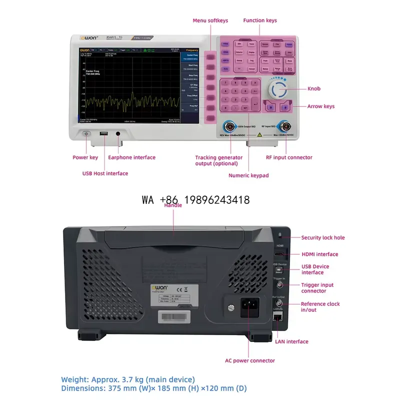 Wmwmnu 9kHz ila 1,5GHz Spektru - Spectrum Analyzer Tracking Generator 1.5Ghz incelemesi ve fiyatı